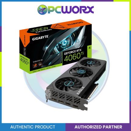 GIGABYTE NVIDIA® GeForce RTX™ 4060 Ti EAGLE OC 8GB GDDR6 128-bit PCIe Graphics Card with 2x DisplayPort / 2x HDMI