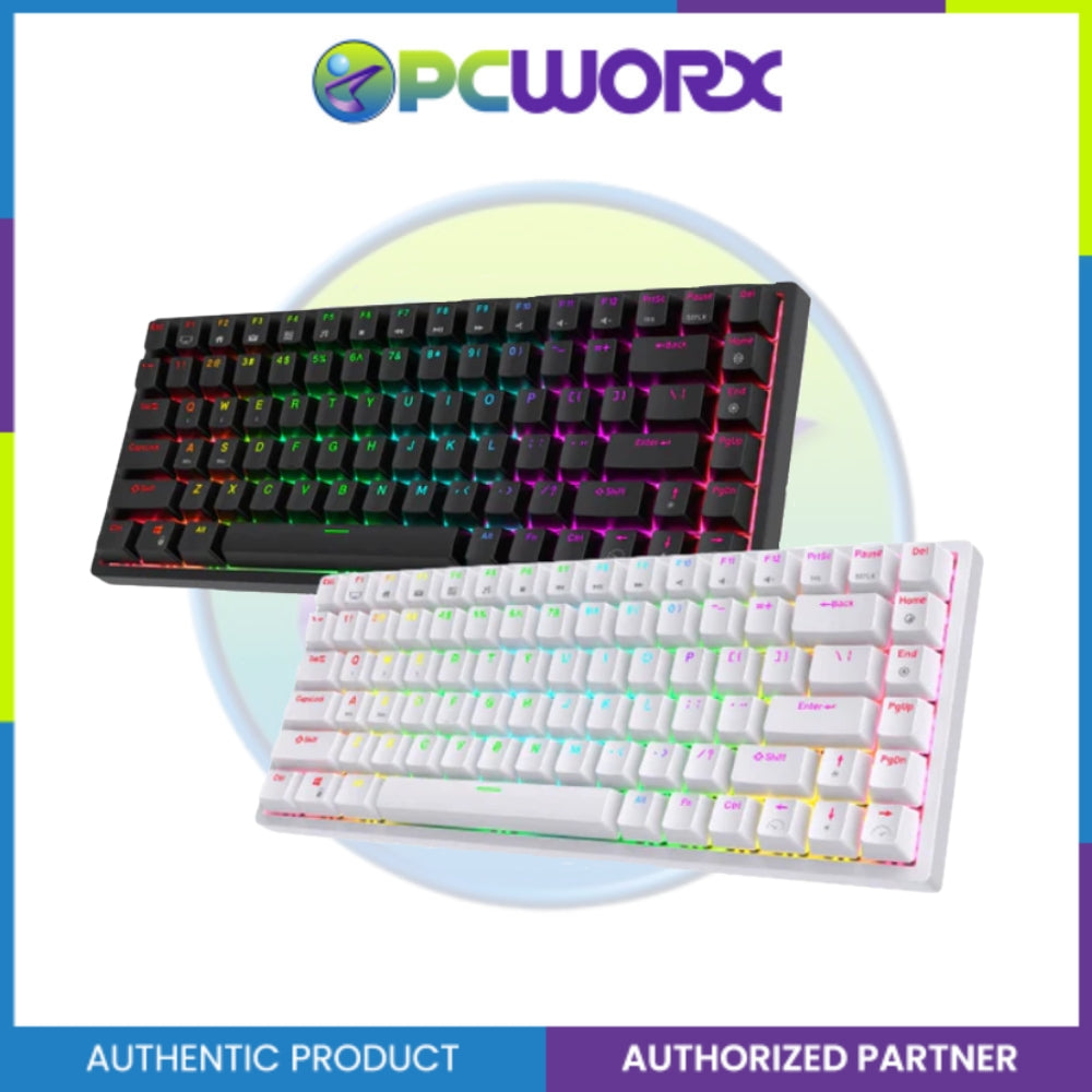 Royal Kludge RK84 Tri-Mode Hot Swappable RGB Backlit Bluetooth 2.4G - 75% Mechanical Keyboard
