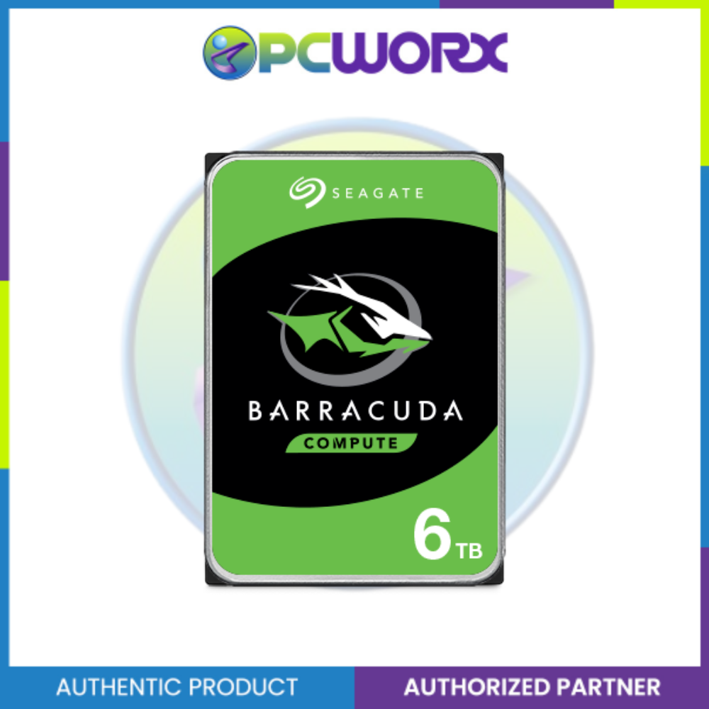 Seagate ST6000DM003 6TB Barracuda 3.5 Sata 5400RPM Hard Disk Drive