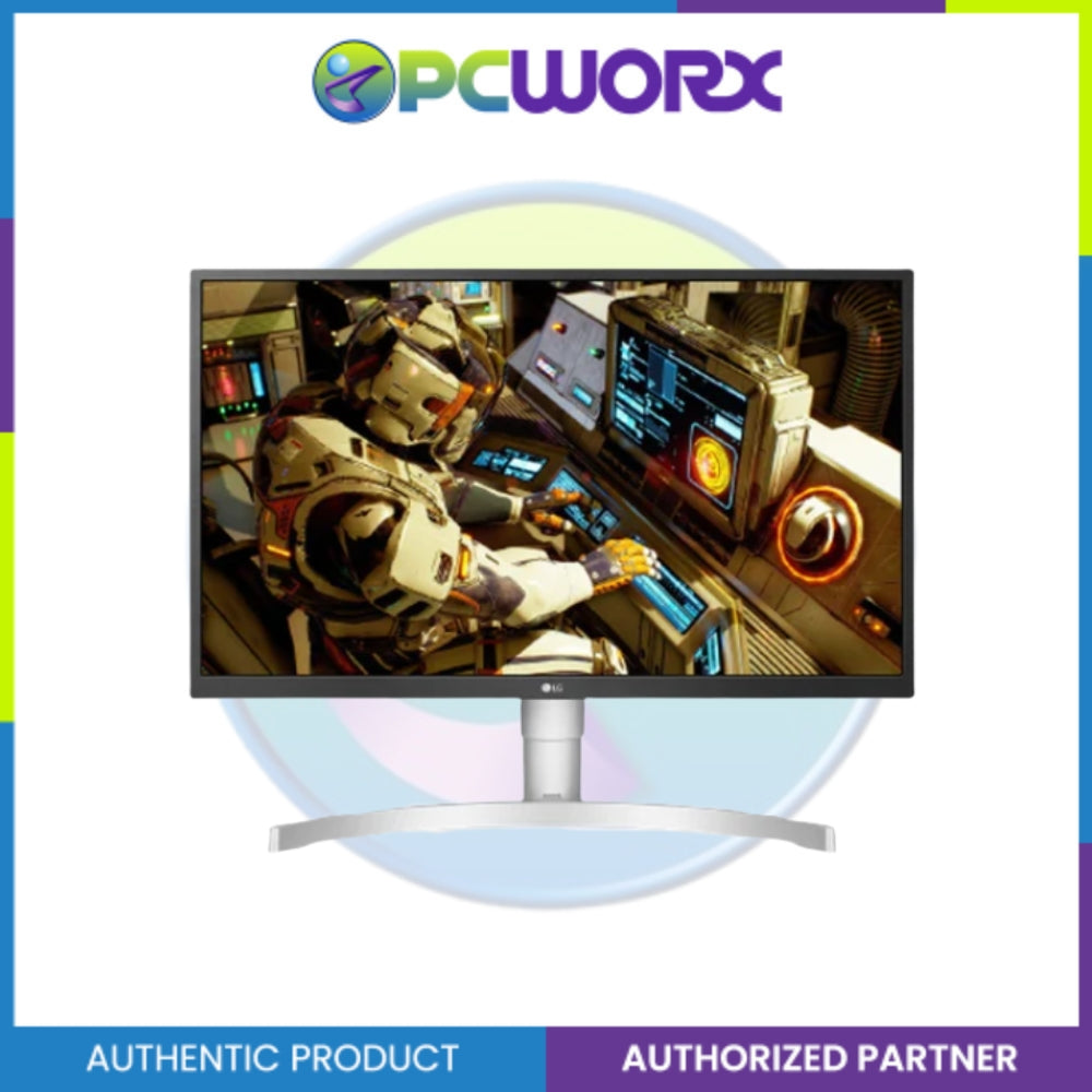 LG‎ 27UL550-W Class 4K UHD IPS LED HDR Monitor With Ergonomic Stand