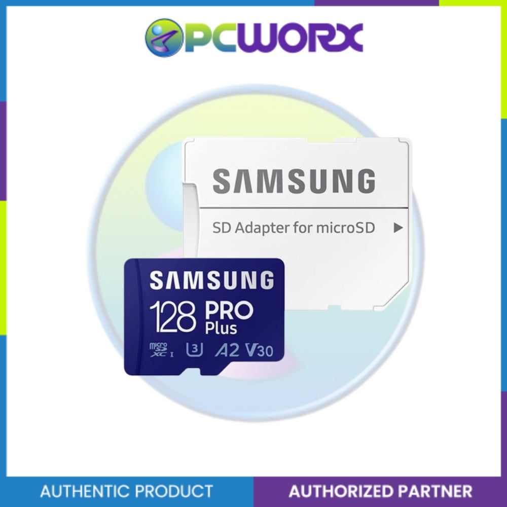 Samsung MB-MD128SA/ MB-MD256SA/ MB-MD512SA-APC 128GB, 256GB, 512G Micro SD PRO Plus W Adaptor 128GB/256GB/512GB