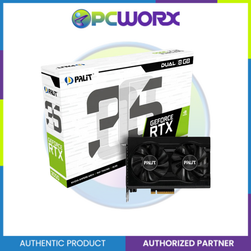 Palit NVIDIA® GeForce RTX™ 3050 Dual 8GB GDDR6 — PCWORX