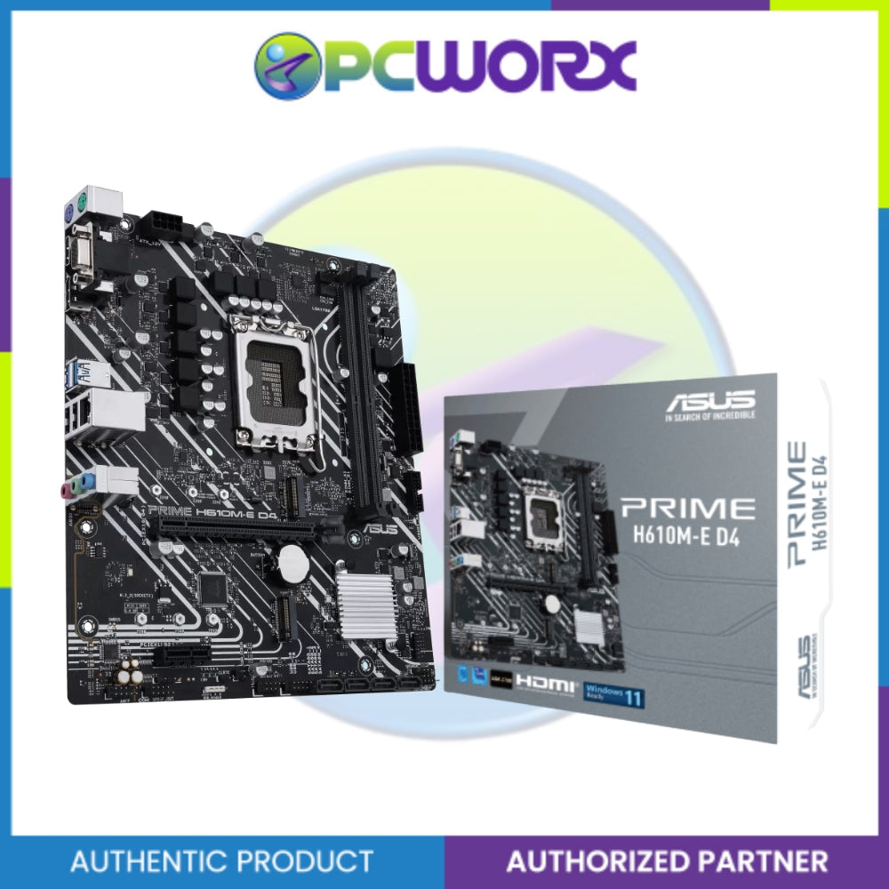 Asus Prime H610M-E LGA1700 DDR4 mATX Motherboard