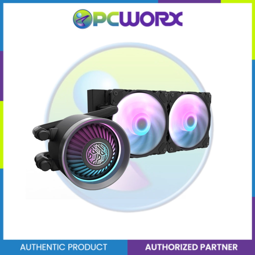 Darkflash Nebula DN240 ARGB AIO Liquid CPU Cooler Black