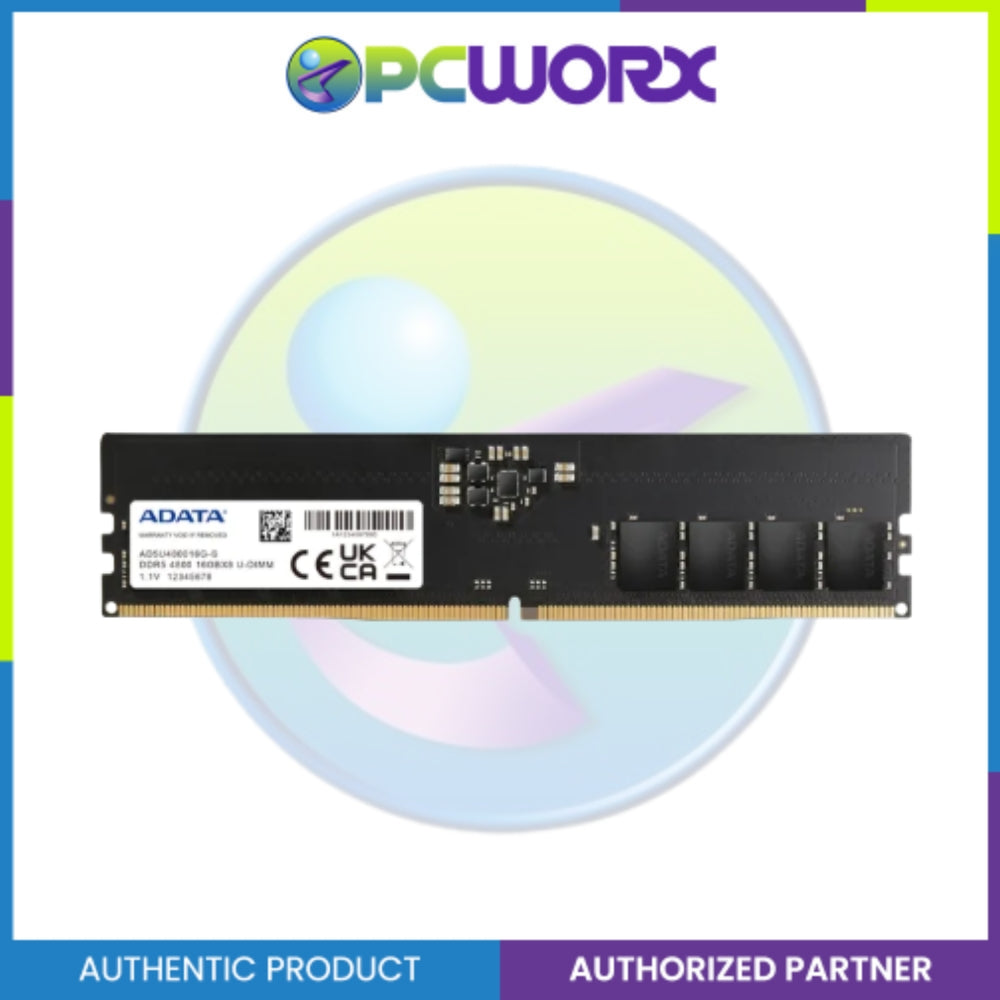 Adata AD-AD5U480016G-S 16GB 4800Mhz DDR5 Dimm Memory Card | RAM