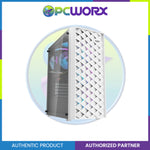Darkflash DK351 TG w/ 4pcs ARGB Fans Mid-tower Gaming Case White