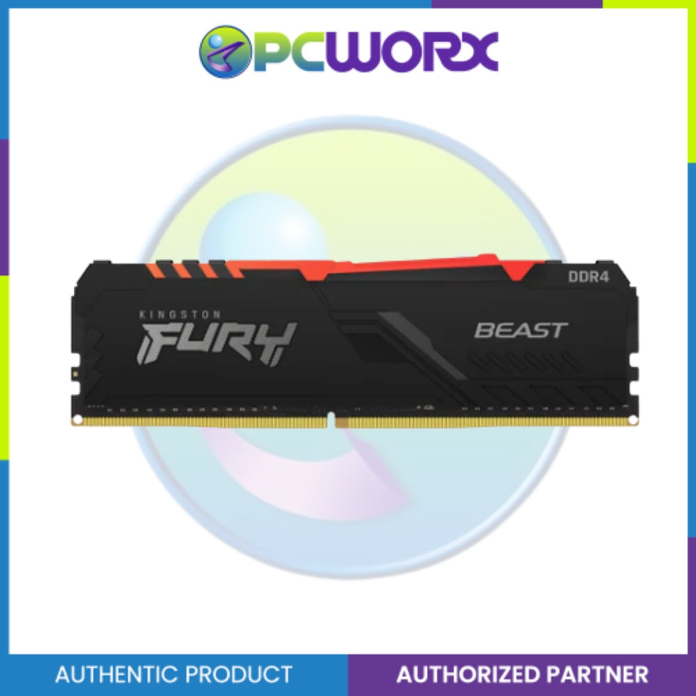 Kingston KF432C16BBA/8 8GB 3200MHz DDR4 CL16 DIMM FURY Beast RGB