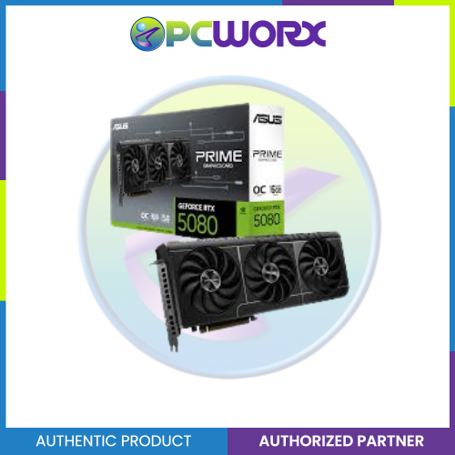 Asus  NVIDIA® GeForce RTX™5080 PRIME-RTX5080-O16G RTX5080 Prime OC 16GB GDDR7 GPU