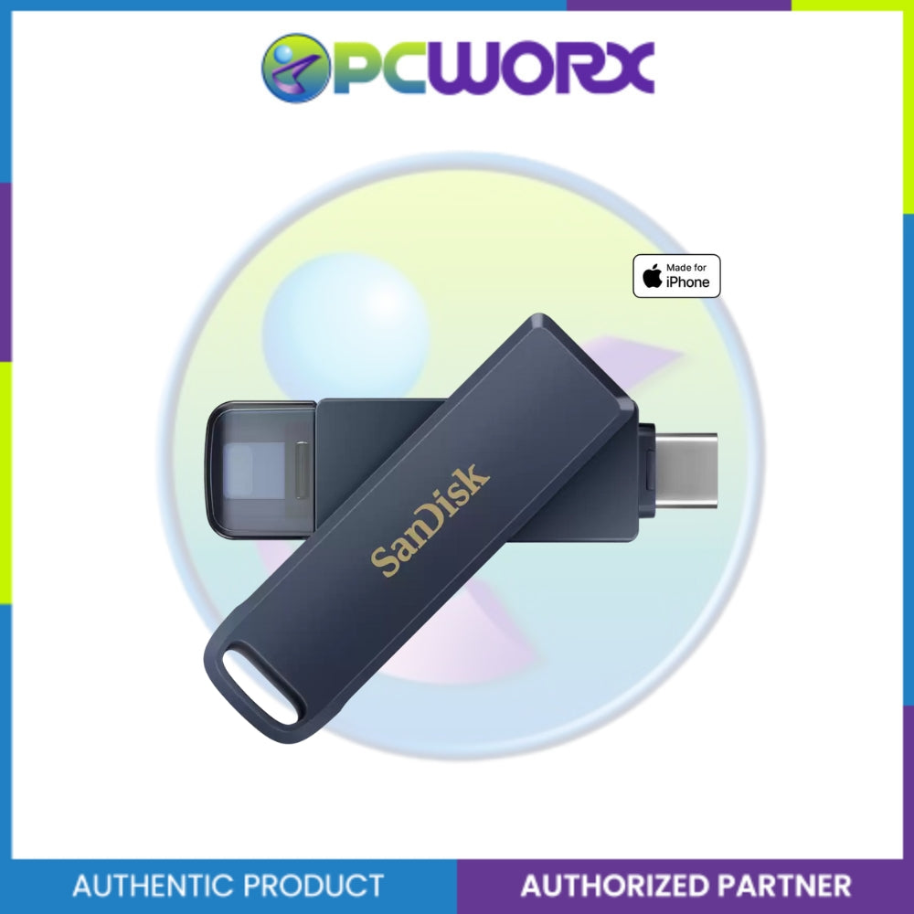 Sandisk SDIXD0N-064G-GN6NN 64GB IXpand USB 3.2  Lightning and Type C Metallic S