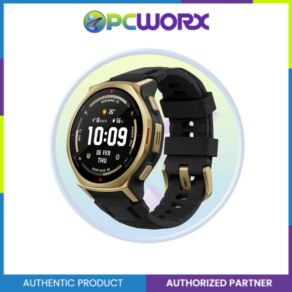 Amazfit W2444OV1N T-Rex 3 Pro 48mm Smart Watch Tactical Black, Black Gold