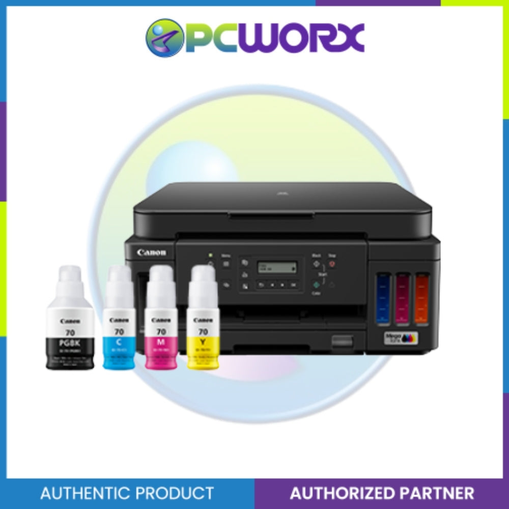 Canon Pixma G6070 Refillable Ink Tank Wireless All-In-One for High Volume Printing (PRE-ORDER)