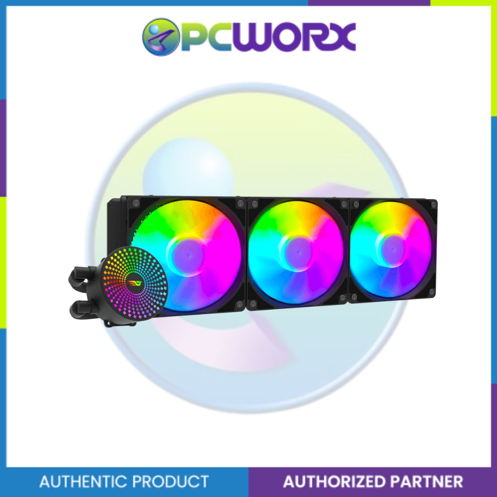 DarkFlash Radiant DC360 AIO ARGB Liquid CPU Cooler Black