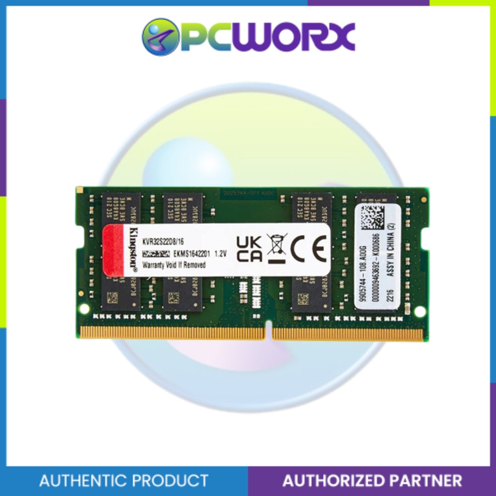 Kingston KVR32S22D8/16 16GB PC4-3200MHz CL22 SODIMM