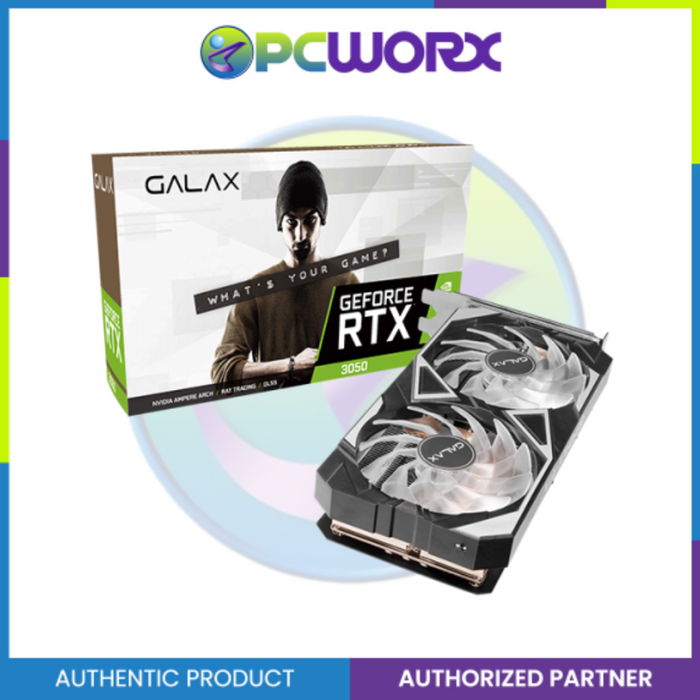 Galax NVIDIA® GeForce RTX™ 3050 EX 1-Click OC 8GB GDDR6