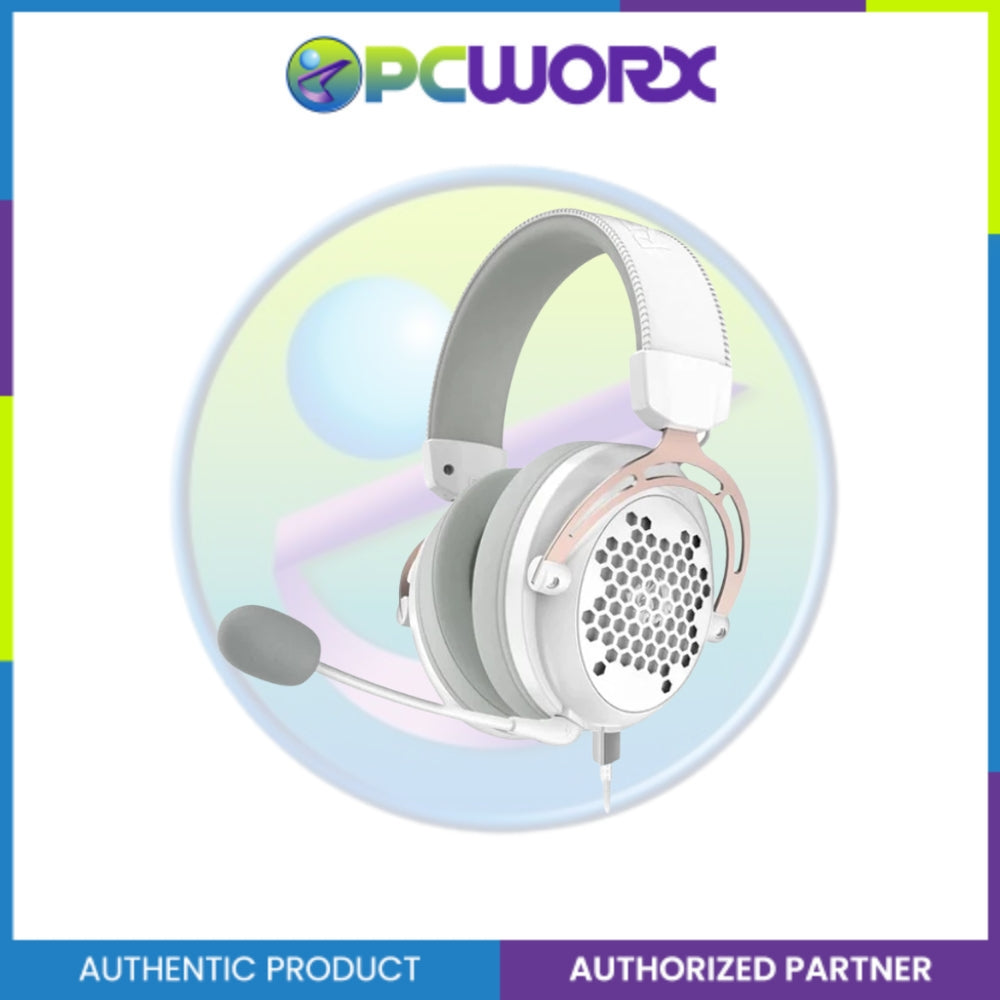 Redragon H386-W Gaming Headset Diomedes White