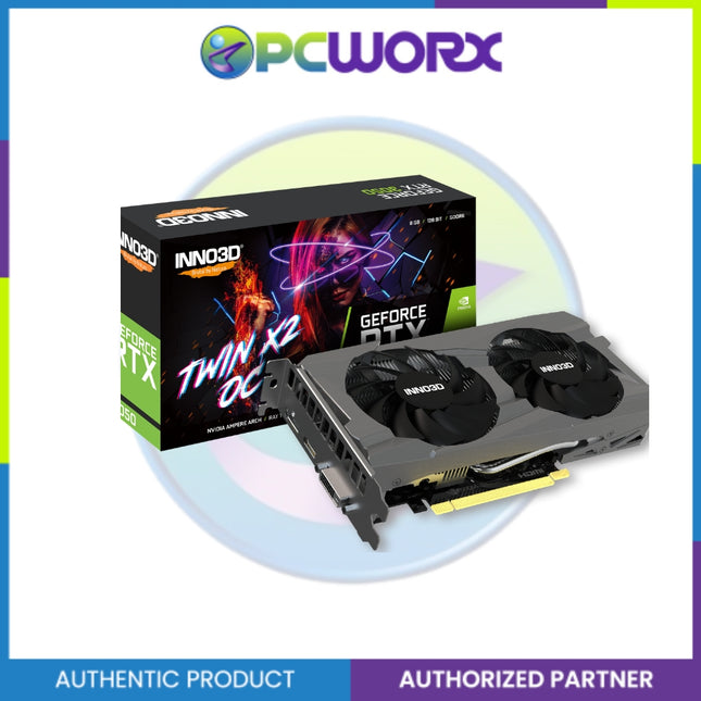 Inno3D NVIDIA® GeForce RTX™ 3050 Twin X2 8GB GDDR6 Graphic Card