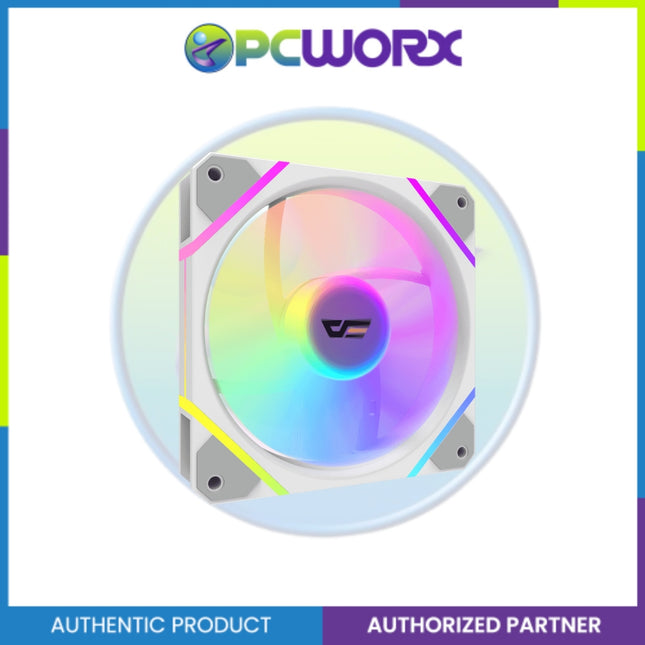 Darkflash DM12F Single Fan 120mm CPU Cooler White