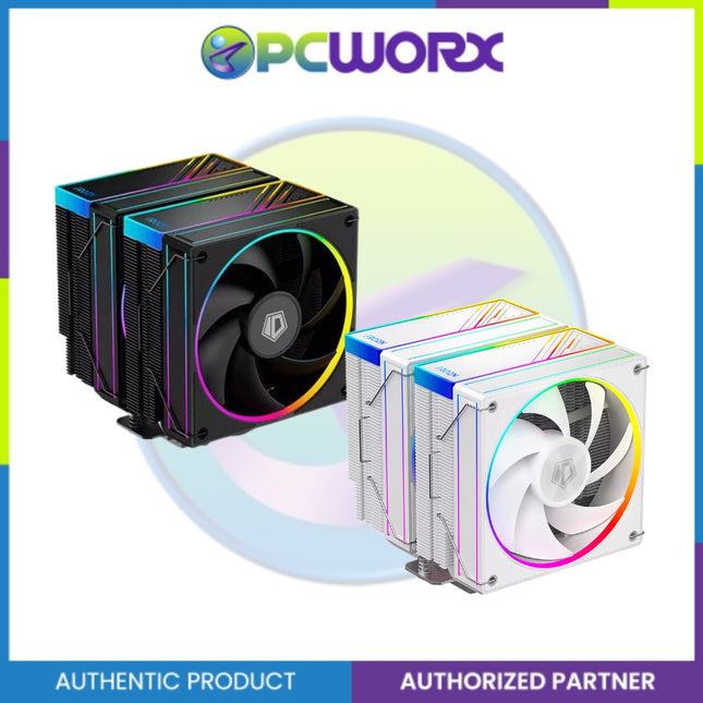 ID-Cooling FROZN A620 aRGB White / Black, Twin Tower 6 heatpipe, 2x120mm | aRGB CPU Cooler
