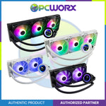 Tecware Eclipse 240/ 360 ARGB LCD AiO CPU Cooler - White/Black