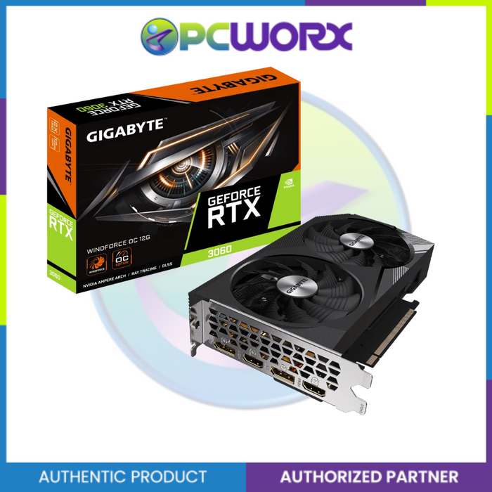 Gigabyte NVIDIA® GeForce RTX™ 3060 WindForce 12GB GDDR6