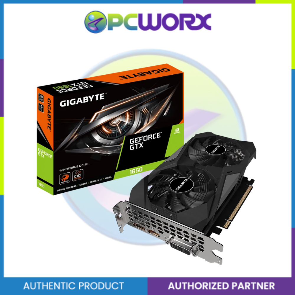 Gigabyte NVIDIA® GeForce® GTX 1650 D6 WindForce OC 4GB GDDR6 Graphics Card