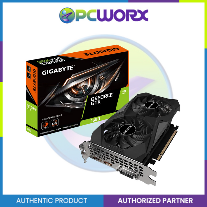 Gigabyte NVIDIA® GeForce® GTX 1650 D6 WindForce OC 4GB GDDR6