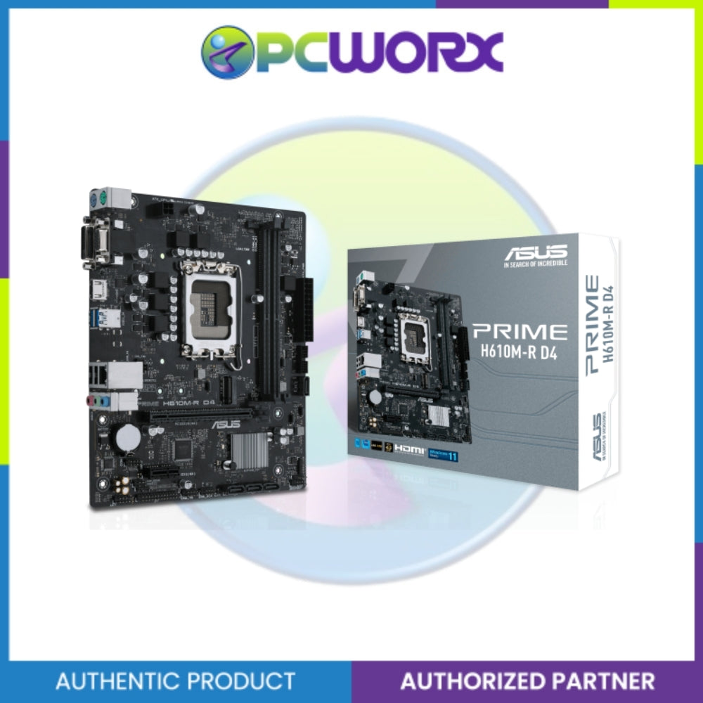 Asus PRIME H610M-R D4 LGA1700 m-ATX Mobo