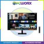 Samsung Smart Monitor 27" M5 Fhd Wi-Fi Bt Pc With Built In Speaker 27inch Tv Apps
