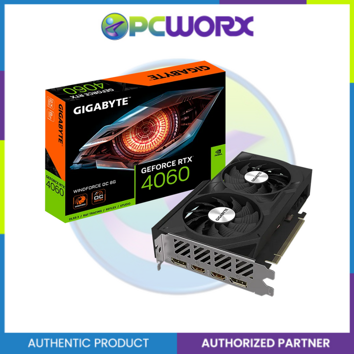 Gigabyte NVIDIA® GeForce RTX™ 4060 WindForce OC 8GB GDDR6