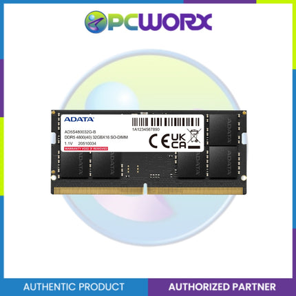 Adata AD-AD5S480016G-S 16GB DDR5-4800Mhz Sodimm