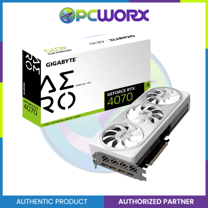 Gigabyte NVIDIA® GeForce RTX™ 4070 Aero OC 12GB GDDR6X