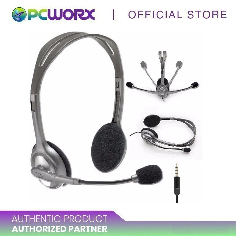 Logitech headphones with mic h111 sales