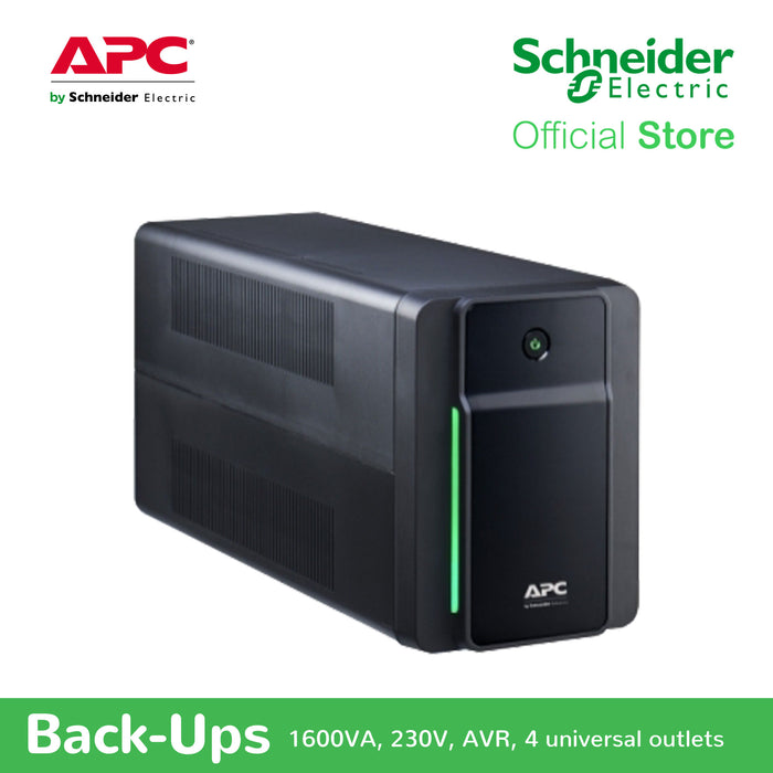 APC Back-UPS (BX1600MI-MS) 1600VA, 230V, AVR, Universal Sockets | APC UPS