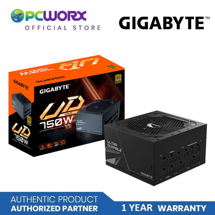 Gigabyte GP-UD750GM 750W 80+ Gold Fully Modular Power Supply | Gigabyte PSU | Gigabyte Power Supply