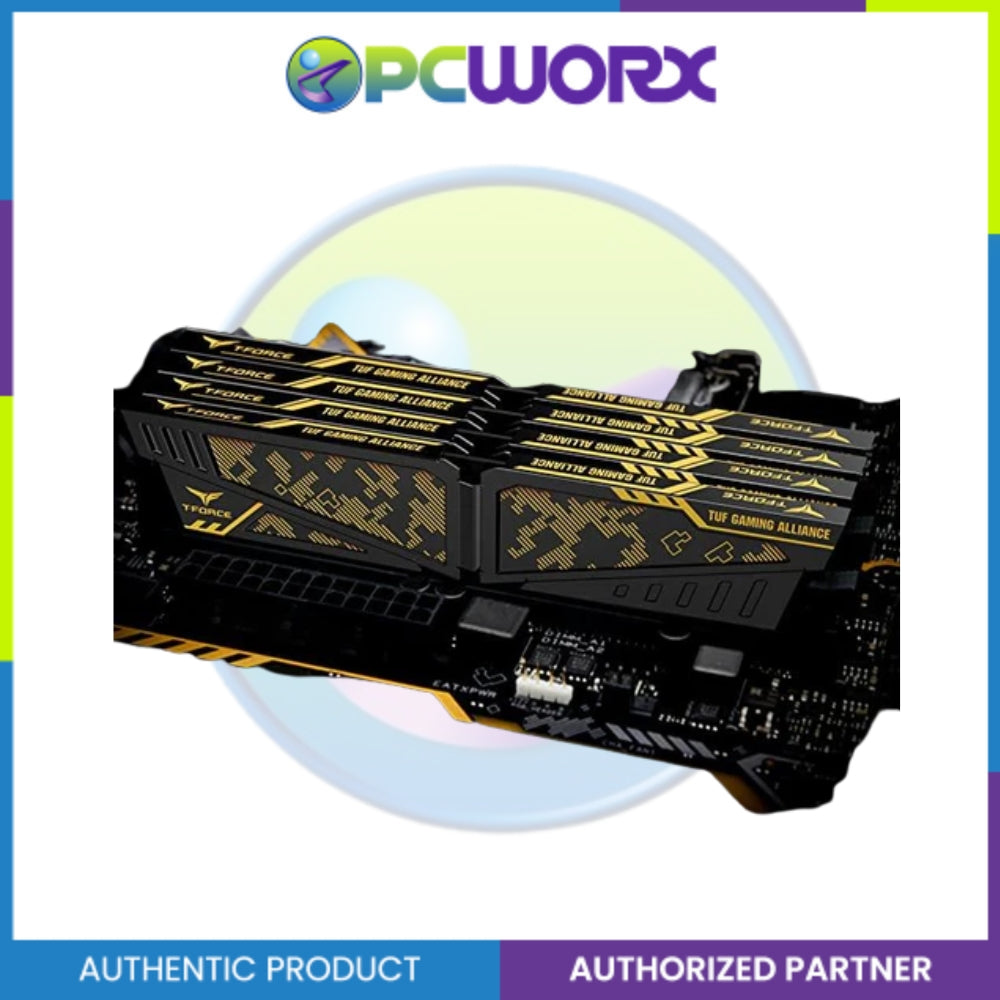 Team Group VULCAN TLTYD432G3600HC18JDC01 x2 3600MHz DDR4 Black Yellow
