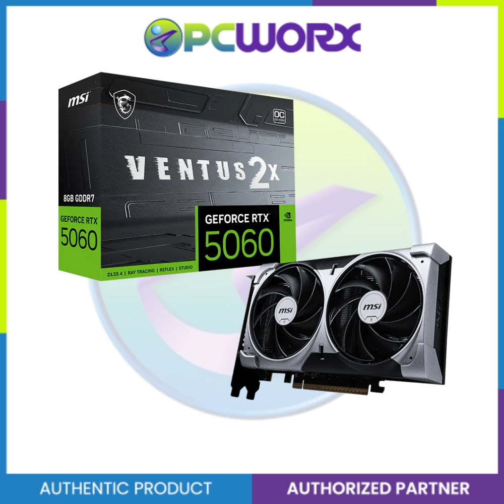 MSI NVIDIA® GeForce RTX™ 5060 VENTUS 2X OC 8GB GDDR7 Graphics Card