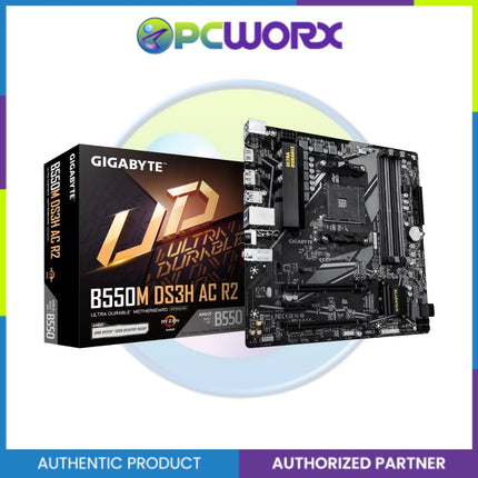 Gigabyte GA-B550M-DS3H-AC-R2 AM4 DDR4 M-ATX