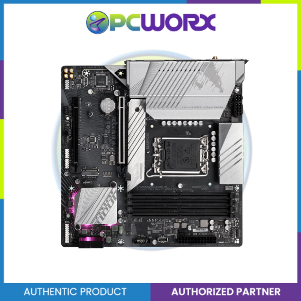 Gigabyte GA-B760M-AORUS-ELITE-AX DDR5  LGA1700 m-ATX