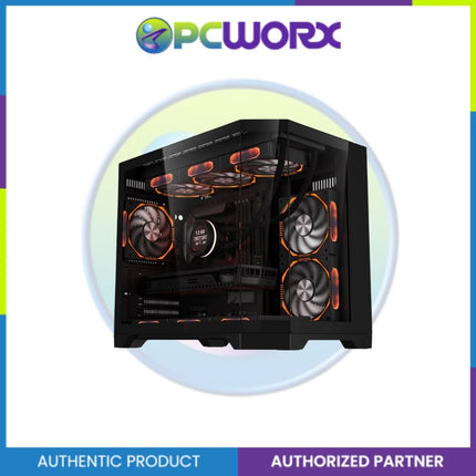 Coolman Spectra Dual Chamber w/ Customizable LCD Scree m-ATX Black