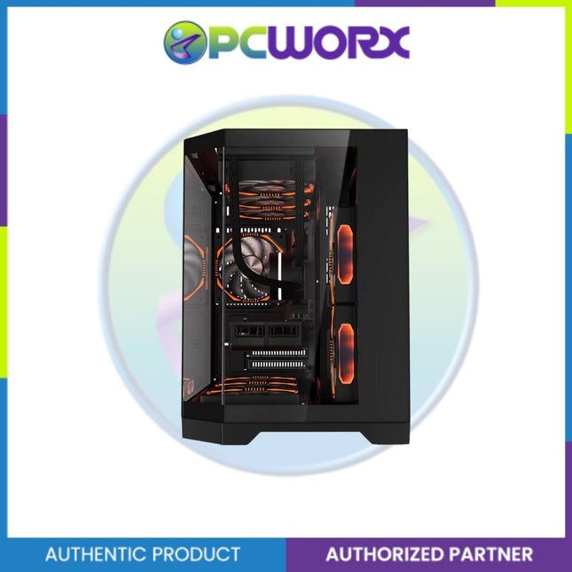 Coolman Spectra Dual Chamber w/ Customizable LCD Scree m-ATX Black