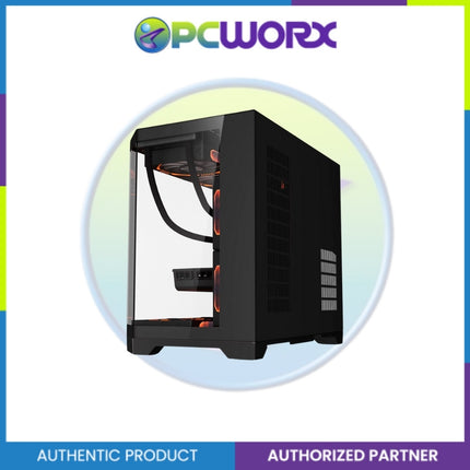 Coolman Spectra Dual Chamber w/ Customizable LCD Scree m-ATX Black