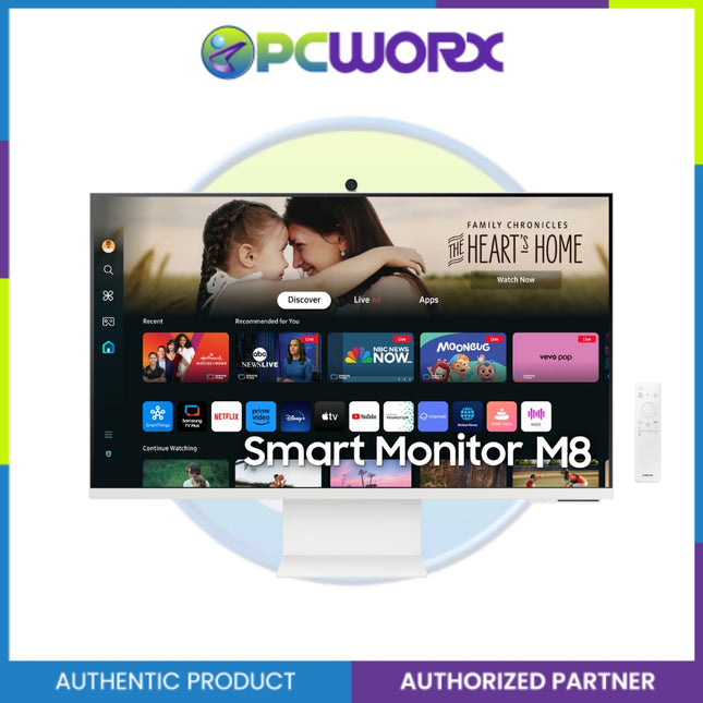 Samsung LS32DM801UEXXP 32" 4K UHD Warm White M8 M80B Smart Monitor