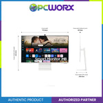 Samsung LS32DM801UEXXP 32" 4K UHD Warm White M8 M80B Smart Monitor