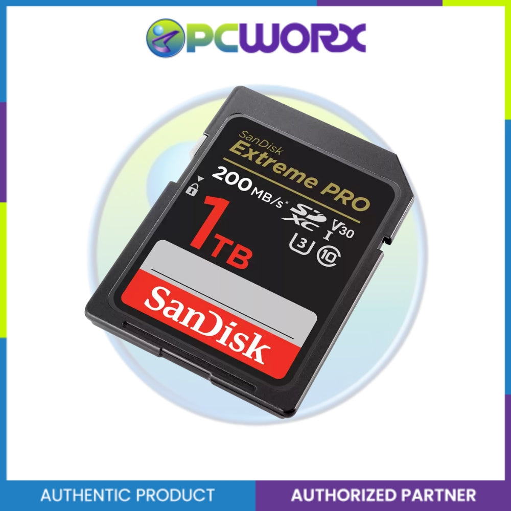 Sandisk SDSDXXD-1T00-GN4IN 1TB Extreme PRO SDXC V30 U3 C10 UHS-I 200MB/S R 140MB