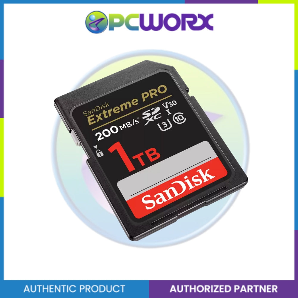 Sandisk SDSDXXD-1T00-GN4IN 1TB Extreme PRO SDXC V30 U3 C10 UHS-I 200MB/S R 140MB