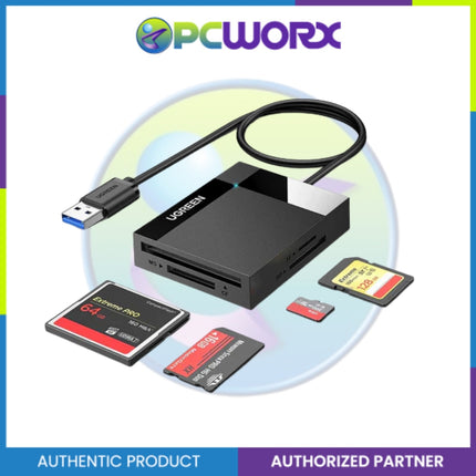 Ugreen CR125/30333 4In1 USB 3.0 Card Reader 0.5M Black