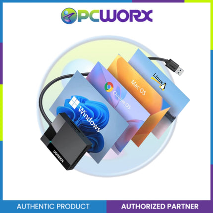 Ugreen CR125/30333 4In1 USB 3.0 Card Reader 0.5M Black