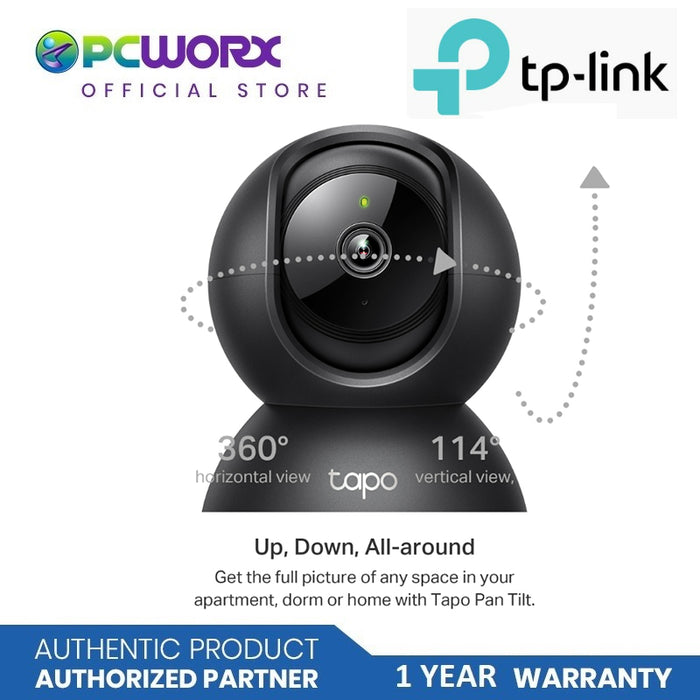 TP-Link Tapo C211 New Pan/Tilt Home Security Wi-Fi Camera Black | Wifi CCTV Tapo Camera | TP-Link Camera