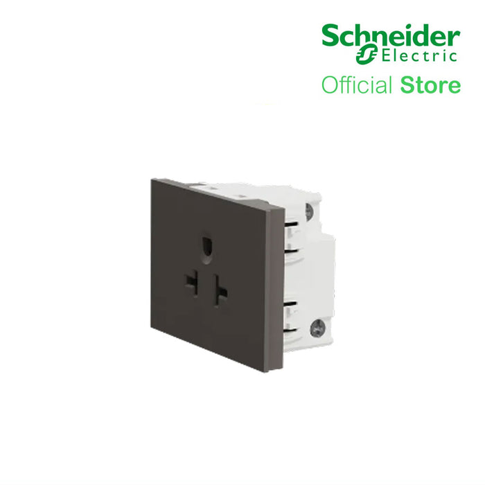 Schneider Socket Outlet Avataron A American 20A 250V 3 Pin 2S Sized Black M3T426MPH-BK