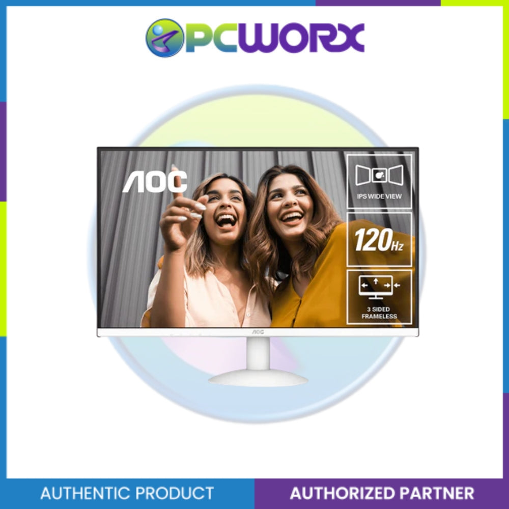 AOC 27B30H/BW/71 27" 120Hz FHD IPS White Monitor